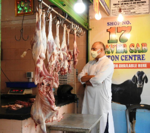 Chicken and mutton on sale at SGPDA Market, but sold at a premium