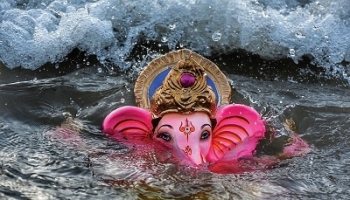 First low-key visarjan this year