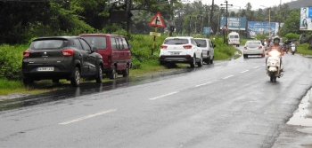 PARKING OUTSIDE SOUTH DIST HOSPITAL IN DISARRAY