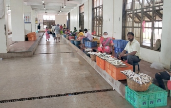 Mapusa fish market reopens for public with lukewarm response