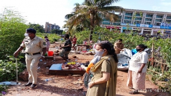 Illegal shanties along Old Market-KTC stand road razed