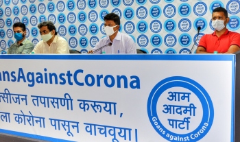 Armed with Pulse Oximeters, AAP takes on Corona in Goa