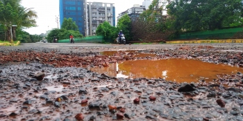 Take up Panaji city road repairs under Smart City project, Babush tells CM
