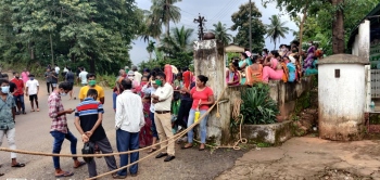Police notices to locals: Anti-IIT group retaliates with rally outside Valpoi PS < Anti-IIT group Goa>