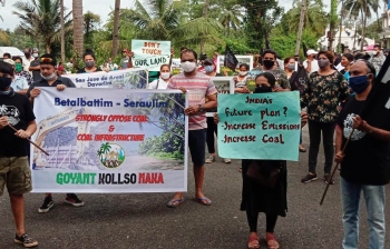 Opposition to coal flares up further, Seraulim, Betalbatim people say no