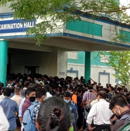 Cong attacks BJP state govt as images of MTS interview crowd at GMC surface