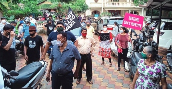 Voices against coal heard in Majorda, Utorda, Calata; locals join bike rally