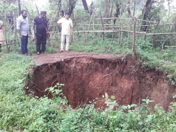 Well collapses half an hour after three women leave site
