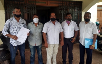 Congress demands repair of Siolim road within a month