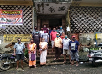 Aldona fish vendors ready for door-to-door free delivery