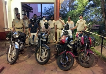 Verna police bust 2-wheeler theft racket in State