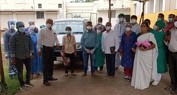 Covid Warriors: Doc drives ambulance, retd GSL staff serves hospital & man donates ambulance