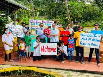 PWD Minister celebrates his birthday with special children