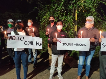 Double-tracking work begins amid protests
