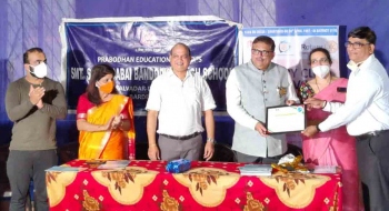 Penha de Franca panch feted for Covid-relief work