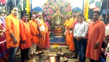 Mahalaxmi idol installed at new temple in Vasco market