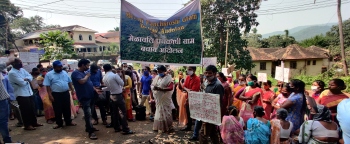 Protestors warn of morcha at CM’s residence if IIT project not moved