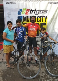 174 cyclists complete TriGoa’s four-city, 100km ride
