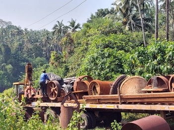 Uncertainty over Bendwada-Sanguem bridge as contractor shifts material