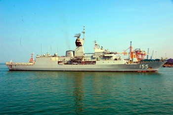Australian Navy Ship Ballarat visits Goa