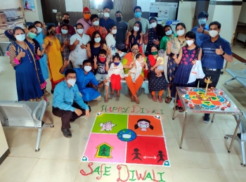 Mandur RHTC appeals for safe Diwali to stop Covid spread