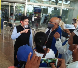 AAP leader Chadda arrives in Goa, says if no debate will expose BJP govt