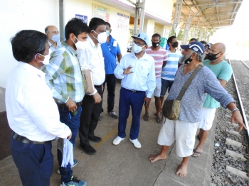 Acquisition of church property for rail-doubling work holds centre stage as Chandor villagers question RVNL officials