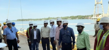 First cable of New Zuari Bridge installed at Cortalim