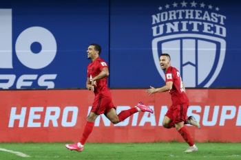 Jahouh sees red as NorthEast stun Mumbai City