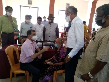 Shiksha Vision conducts free cataract detection camp at Bicholim
