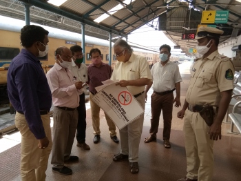 Enforcement Squad checks for COTPA violations in Vasco