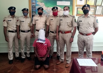 1 nabbed with drugs worth Rs 3.68 lakh at Palolem
