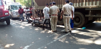 College student dies in road mishap at Bhoma