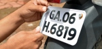 The writing's on the plate
