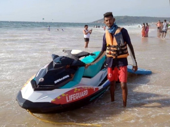 Alert Drishti lifesaver nabs bag snatcher at Calangute