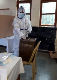 Five Covid patients vote in Canacona