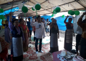 Tibetan community marks World Human Rights Day at Baga