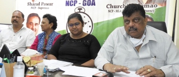NCP never supported BJP in S Goa Zilla poll: Churchill