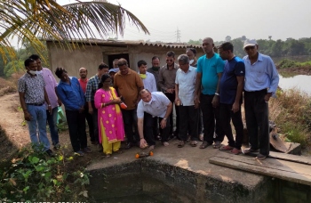 Aldona MLA takes up bund repair work to give impetus to farmers