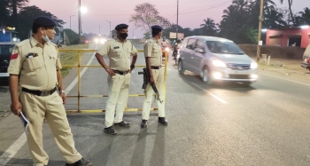 Colva beach road converted into one-way temporarily