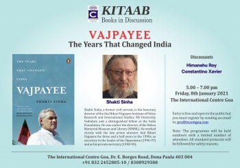 Author Sinha to discuss book on Vajpayee