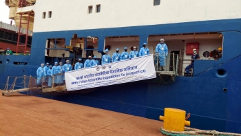 43 Indians set sail for Antarctica on Russian ship from MPT