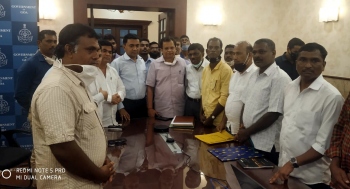 Sugarcane cultivators’ protest ends on sweet note at Sanguem