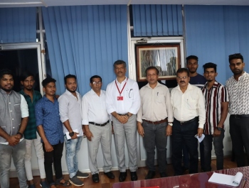 Curtikar wins first prize at Akash Kandil Competition