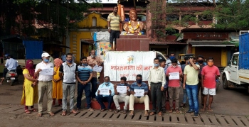 Stir in support of Melauli locals staged at Bicholim