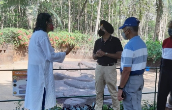 Lieutenant General Mohanty visits Big Foot