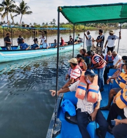Traditional fishermen, CoP team conduct inspection of river Sal