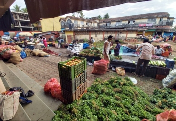 After 42 weeks, Canacona’s weekly Saturday bazaar reopens at Chaudi