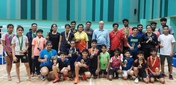 Aashish, Aarohi claim titles at District Badminton C'ship