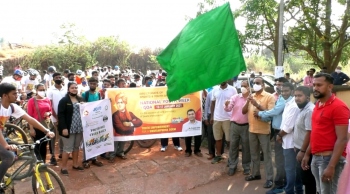 Cycle rally at Chicalim to mark Nat Youth Week